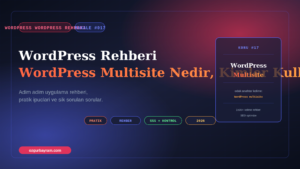 WordPress Multisite Nedir, Kimler Kullanmali?