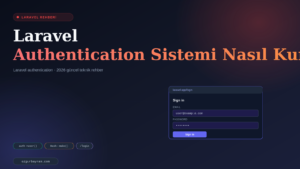 Laravel Authentication Sistemi Nasıl Kurulur?
