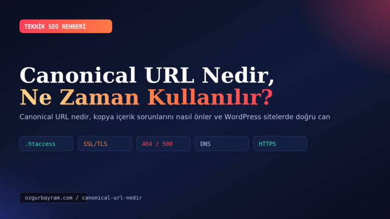 Canonical URL Nedir, Ne Zaman Kullanılır?