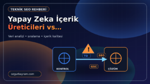 Yapay Zeka İçerik Üreticileri vs Google Spam Politikası 2026
