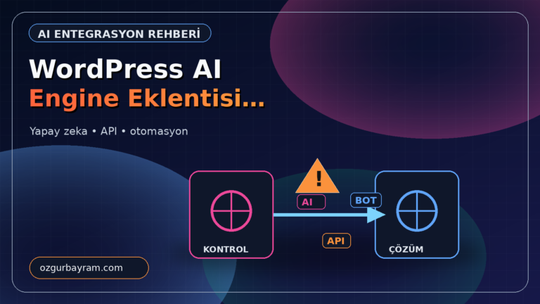 WordPress AI Engine Eklentisi: Kurulum ve 7 Kullanım