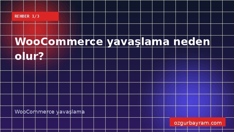 WooCommerce yavaşlama neden olur?