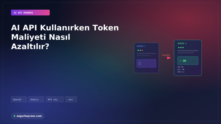 AI API Kullanırken Token Maliyeti Nasıl Azaltılır?