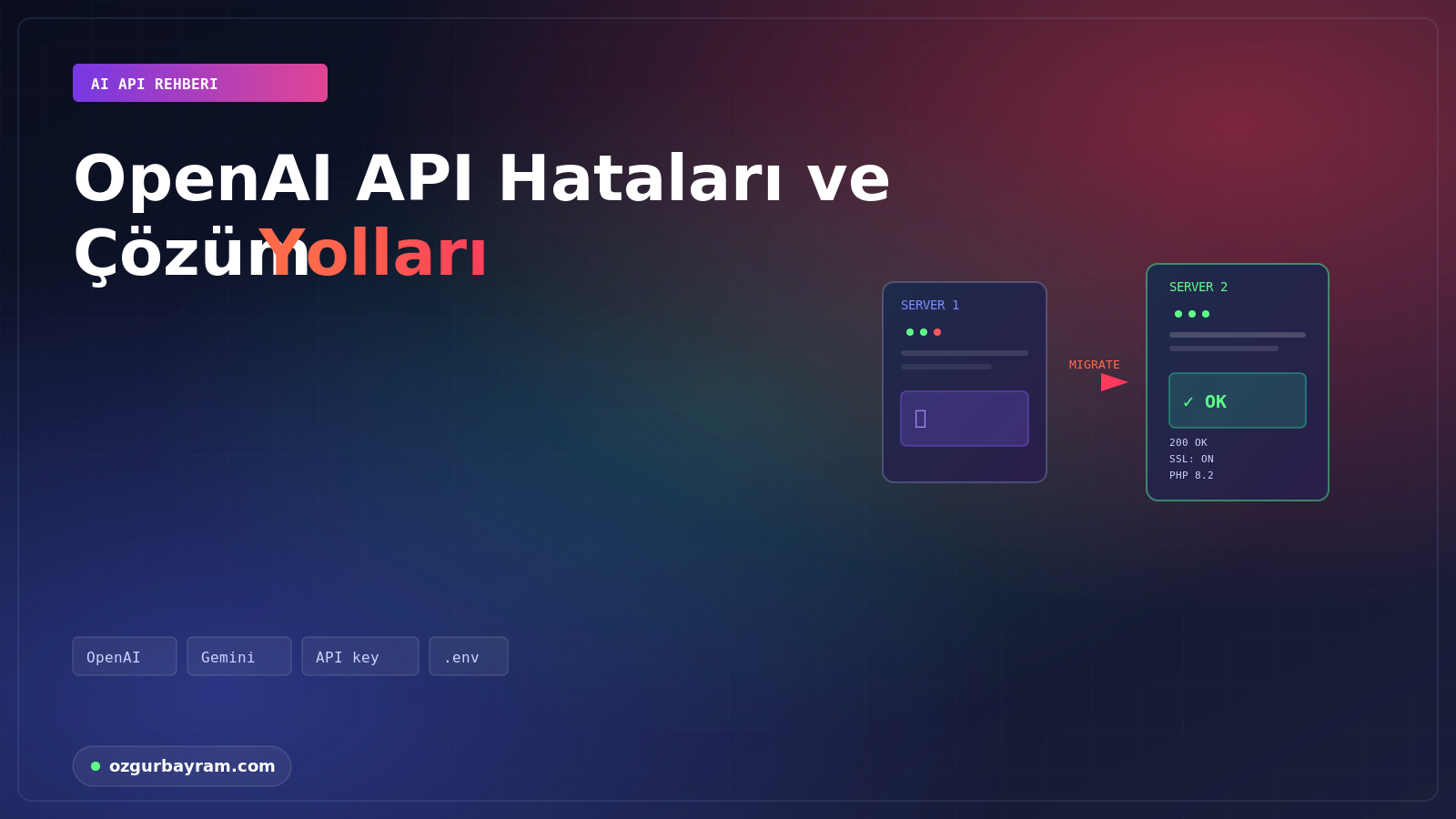OpenAI API Hataları ve Çözüm Yolları