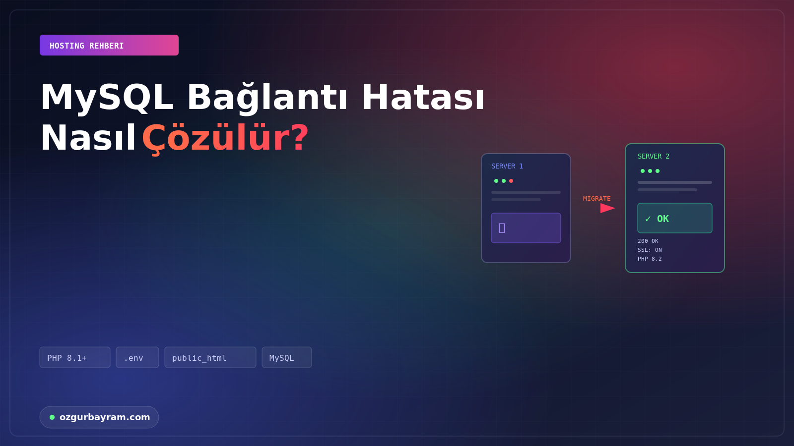 MySQL Bağlantı Hatası Nasıl Çözülür?
