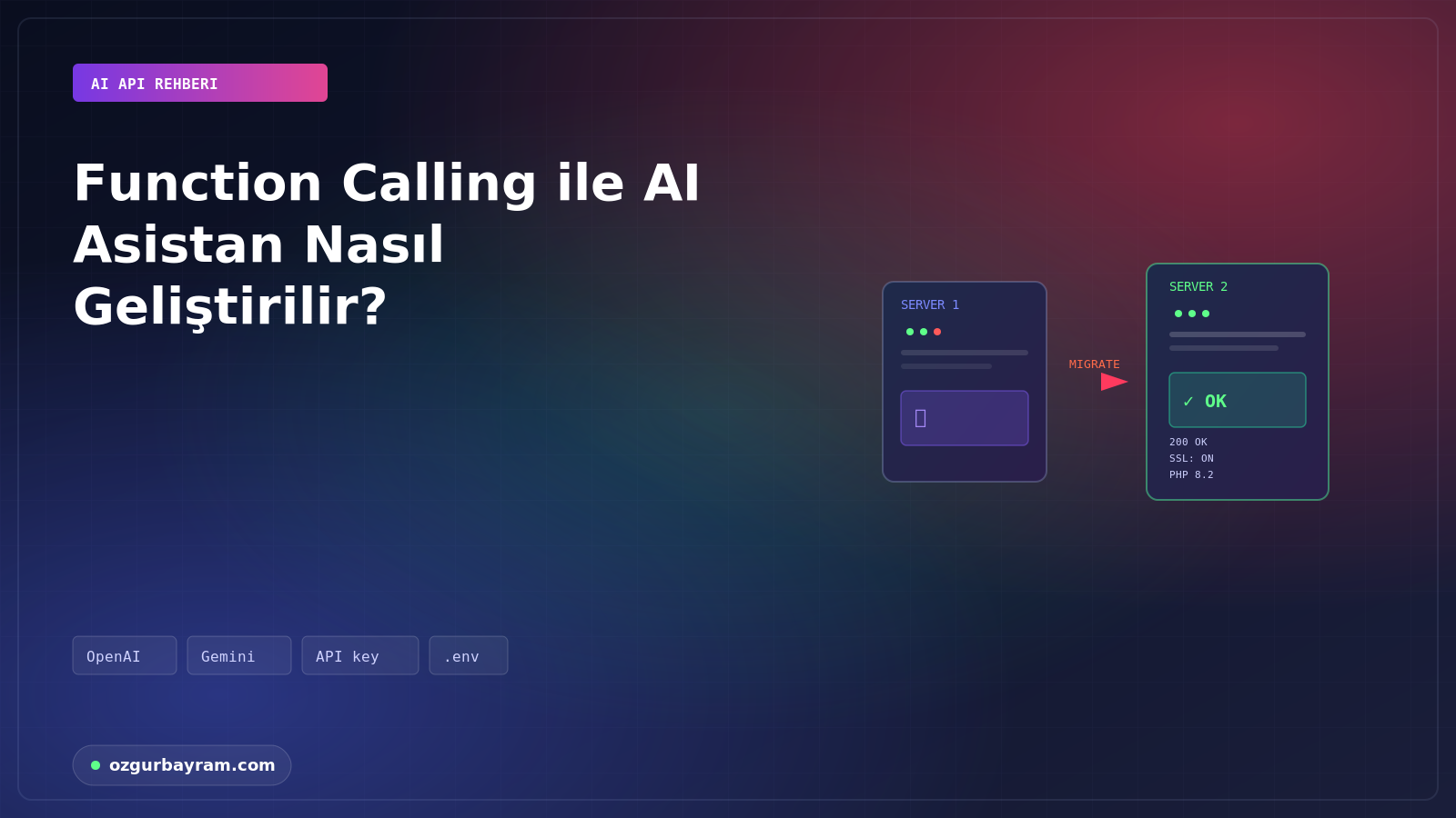 Function Calling ile AI Asistan Nasıl Geliştirilir?