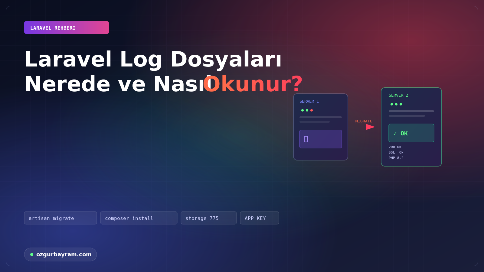 Laravel Log Dosyaları Nerede ve Nasıl Okunur?