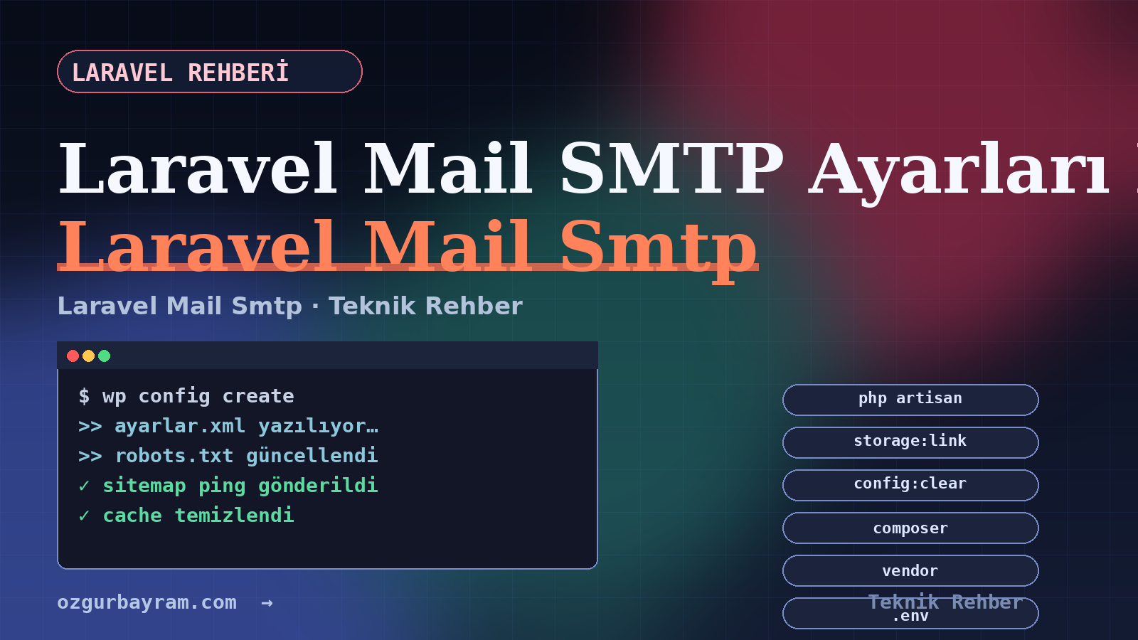 Laravel mail SMTP