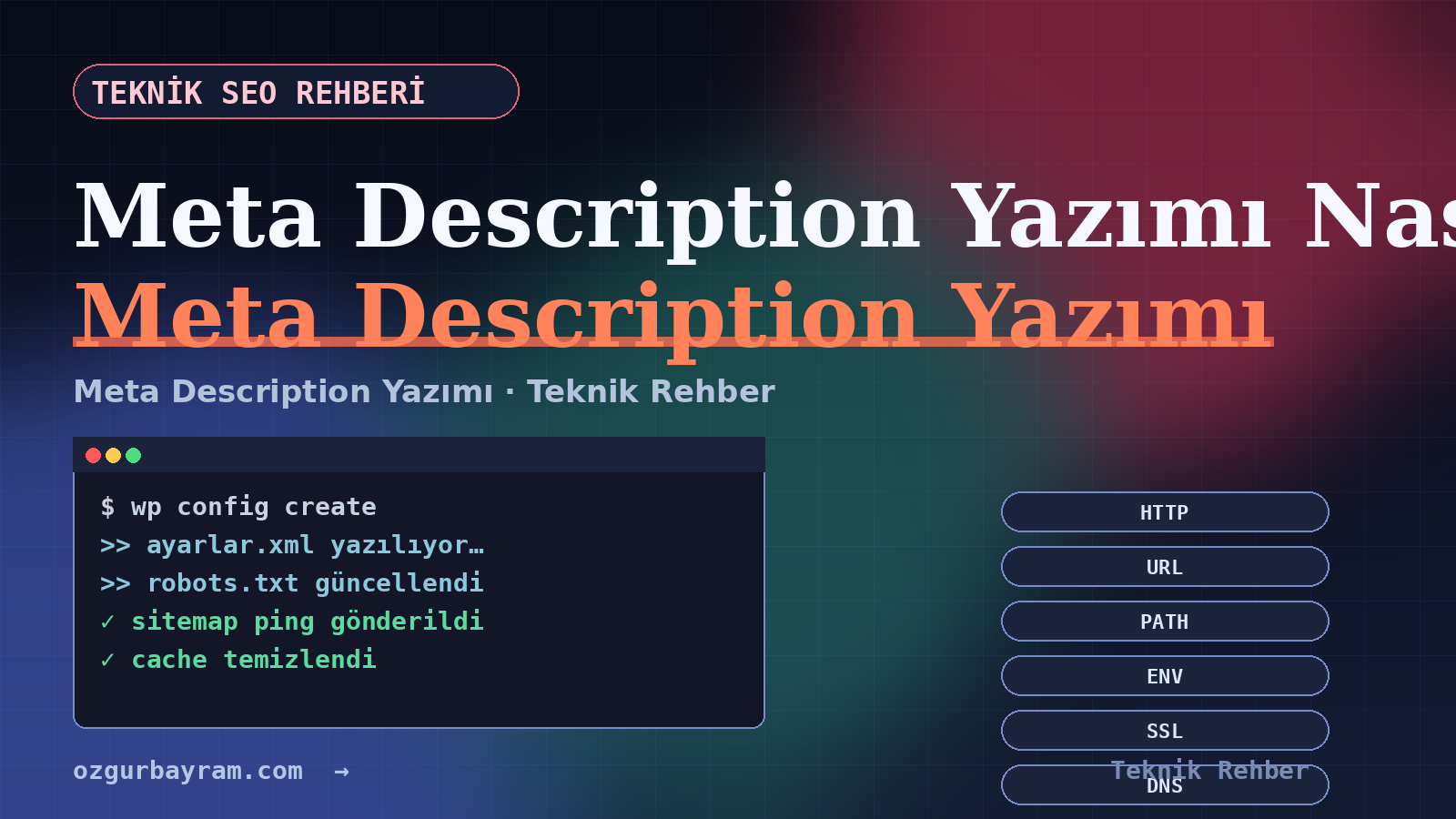 meta description yazımı