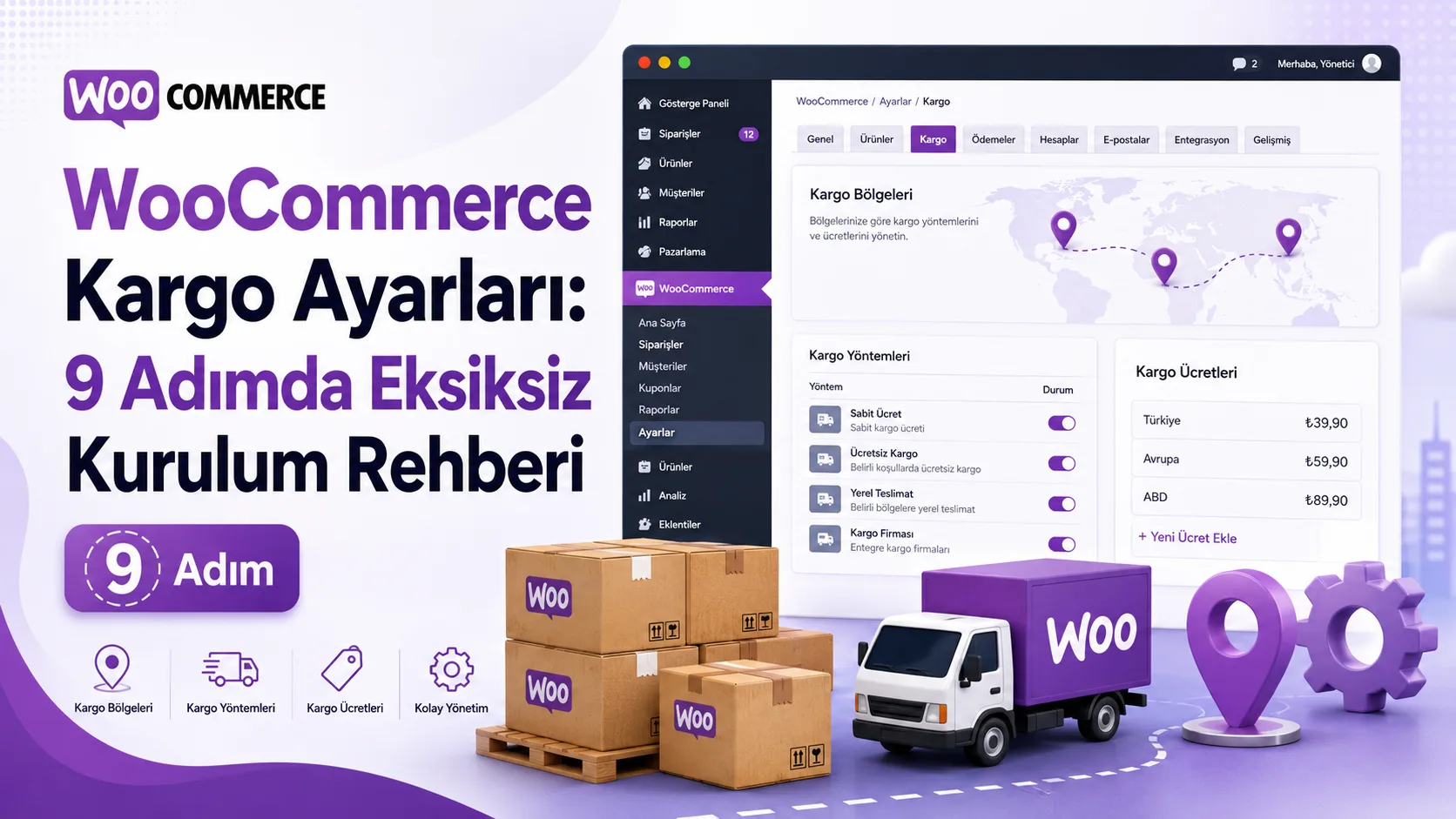 Woocommerce Kargo Ayarlari
