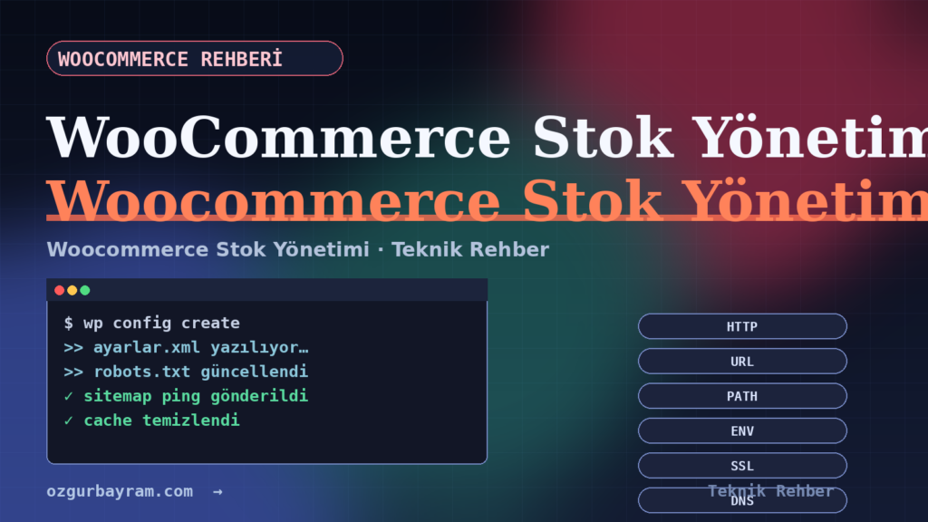 WooCommerce Stok Yönetimi Nasıl Yapılır?