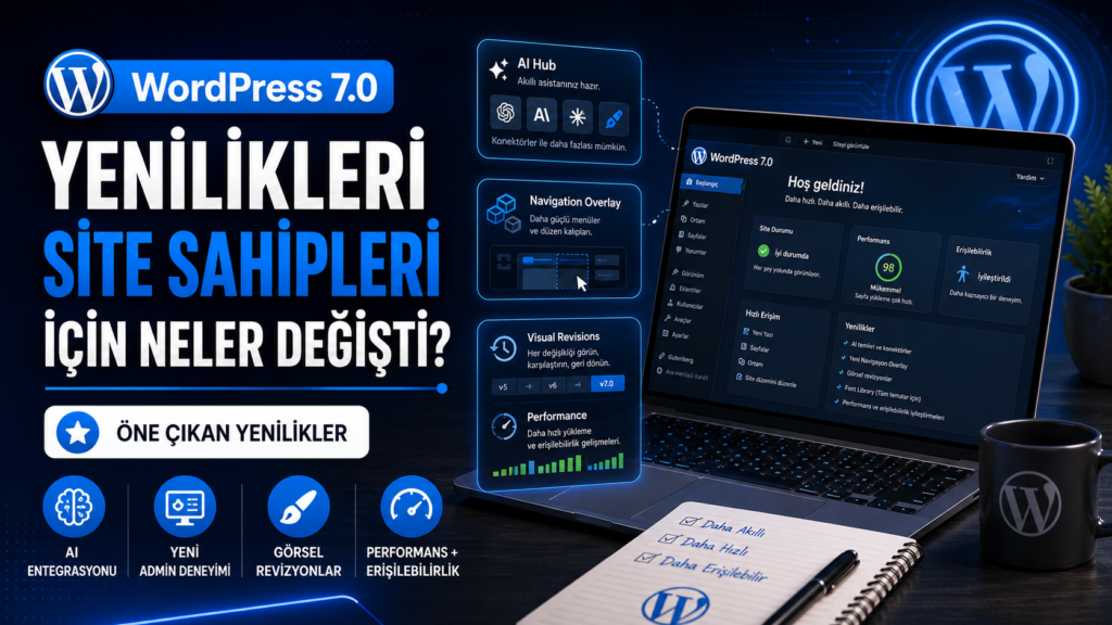 WordPress 7.0 Yenilikleri: Site Sahipleri İçin Neler Değişti?
