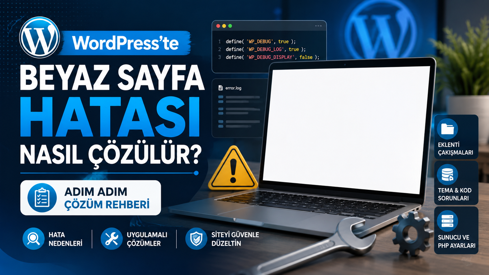Wordpress Beyaz Sayfa Hatasi Nasil Cozulur