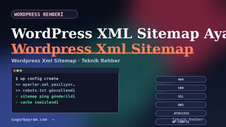 WordPress XML Sitemap Ayarları Nasıl Yapılır?