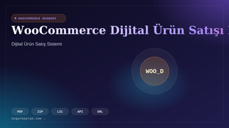 WooCommerce Dijital Ürün Satışı Nasıl Yapılır?