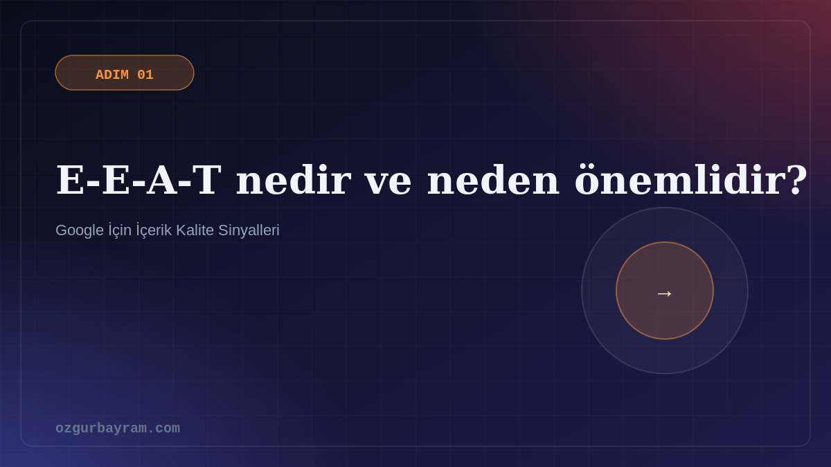E-E-A-T nedir ve neden önemlidir?