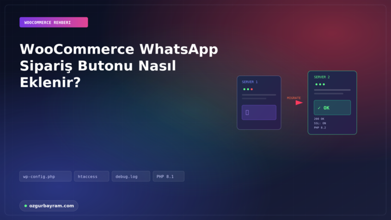 WooCommerce WhatsApp Sipariş Butonu Nasıl Eklenir?
