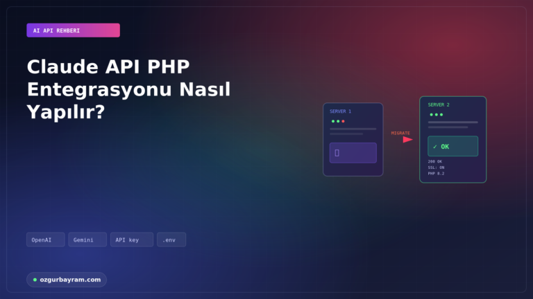 Claude API PHP Entegrasyonu Nasıl Yapılır?