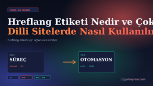 Hreflang Etiketi Nedir ve Çok Dilli Sitelerde Nasıl Kullanılır?