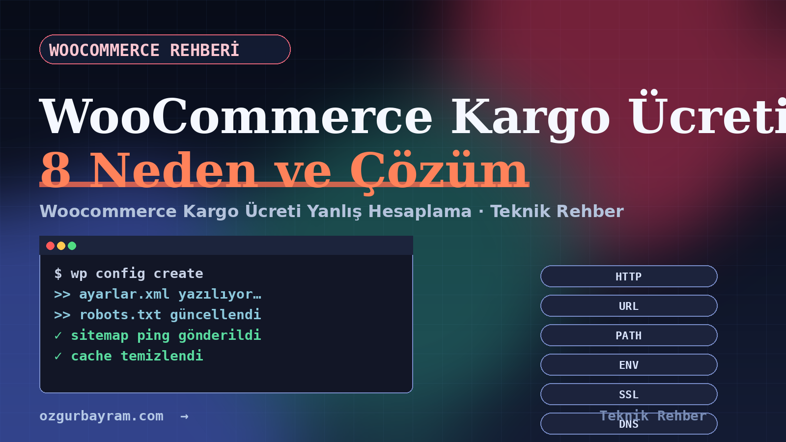 WooCommerce kargo ücreti yanlış hesaplama