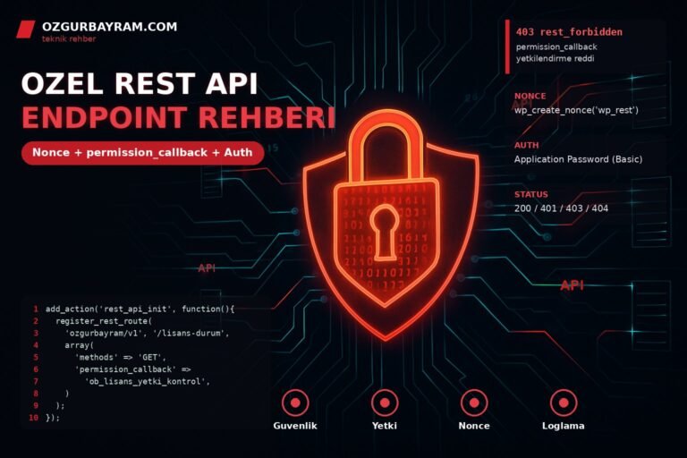 WordPress REST API’de Özel Endpoint Nasıl Yazılır?